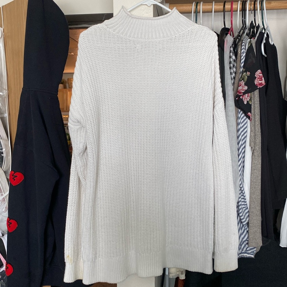 Oversized White Sweater